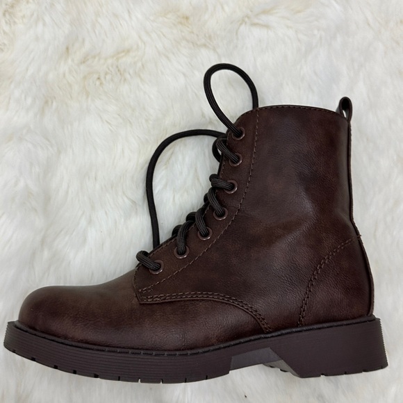 Wonder Nation Little Girl and Big Girl Combat Boots - Picture 9 of 9